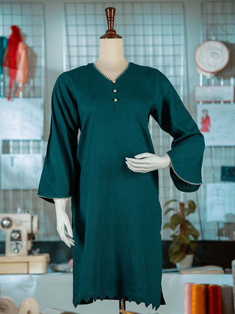 Solid Teal Green Kurta