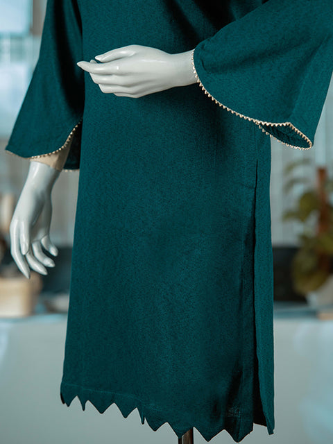 Solid Teal Green Kurta