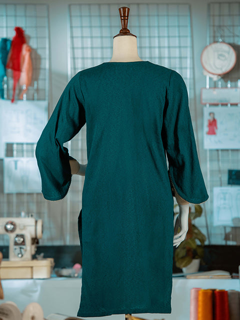 Solid Teal Green Kurta